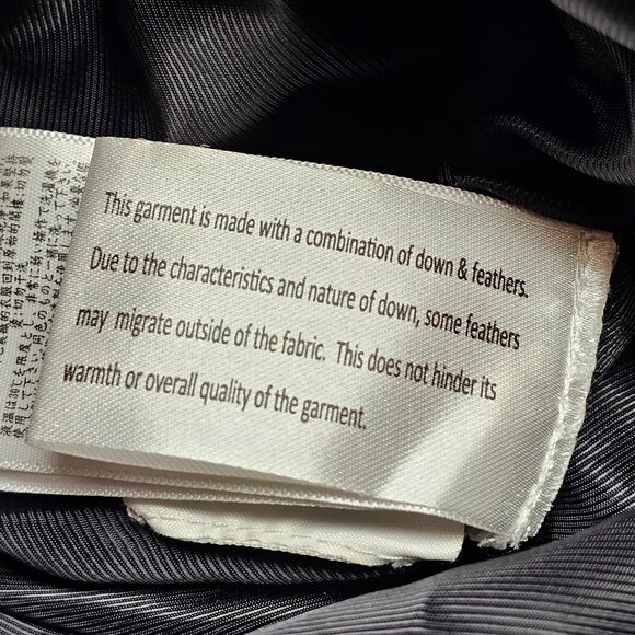 Puffer Quilt Black Womens BCBG Maxazria Womens Jacket Coat Belt Full Zip Long S - Picture 14 of 15